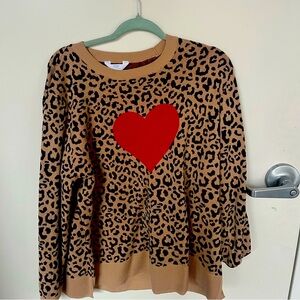 Sweater with heart